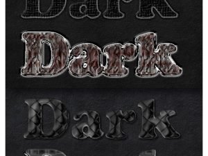 Dark Photoshop Styles