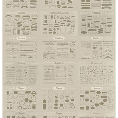 GR 890 Handwritten Shapes Bundle
