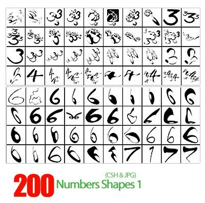 Numbers Shapes 01