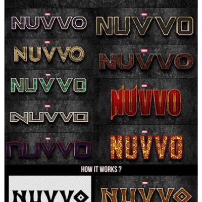 Nuvvo 3D Text Style