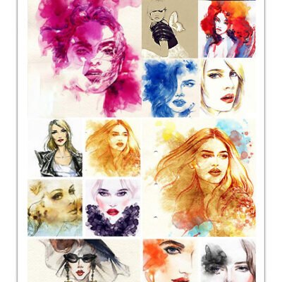 Woman Fashion Illustrations