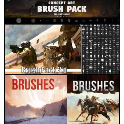 11 Awesome Art Brush Pack For Photoshop