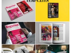 4 Magazine Templates Bundle