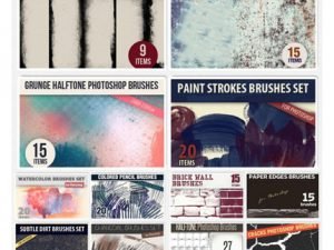 49 Premium Brushes Sets From DesignTNT