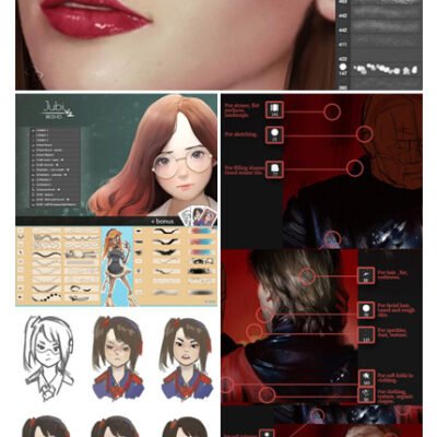 5 Mixed Photoshop Brushes for Painting Purposes