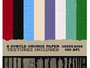 50 High-Res Torn Paper Brushes