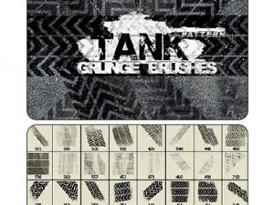 Tank Pattern Grunge Brushes