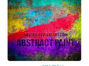 Abstract Paint Brushes