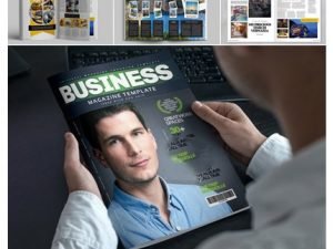 Business And Traveling Magazine Template