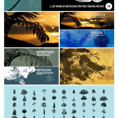 CM 100 Tree And Plant Brushes