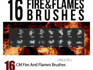 CM 16 Fire And Flames Brushes