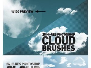 CM 25 Hi-Res Cloud Brushes