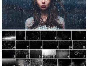 CM 30 Rain Brushes For Photoshop