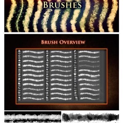 CM 31 Cloud Stroke Brushes