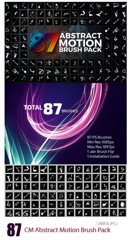 cm.87.abstract.motion.brush.pack CM 87 Abstract Motion Brush Pack