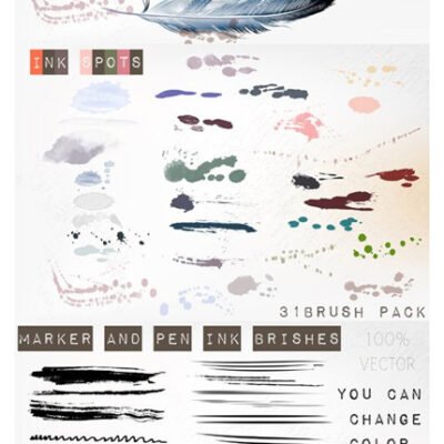 CM Ink Spots Brushes