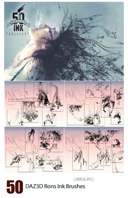 daz3d.rons.ink.brushes DAZ3D Rons Ink Brushes