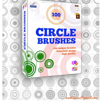 GraphicRiver 100 Circle Brushes Photoshop Brushes