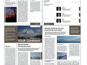 GraphicRiver Newsletter Template 4 Pages