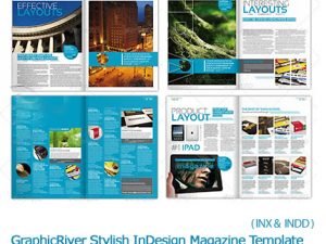 GraphicRiver Stylish InDesign Magazine Template