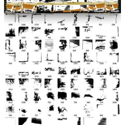 Grunge Edges Borders And Frames Brushes