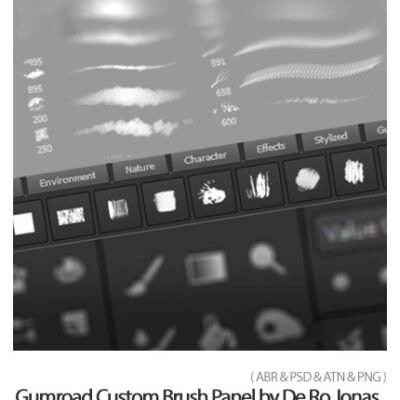Gumroad Custom Brush Panel