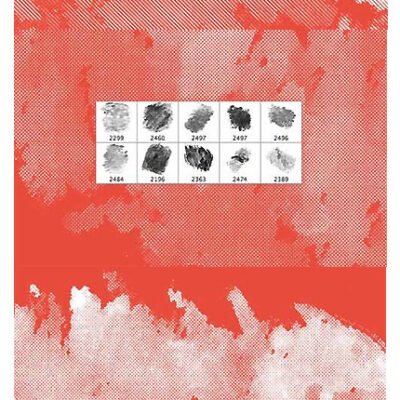 Halftone Watercolor Brush Pack