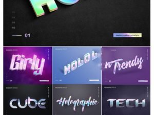 Holographic Text 10 PSD