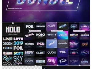 Holographic Text Effects Bundle