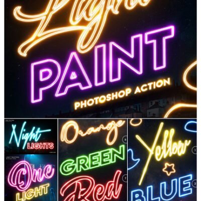 Light Painting Photoshop Action