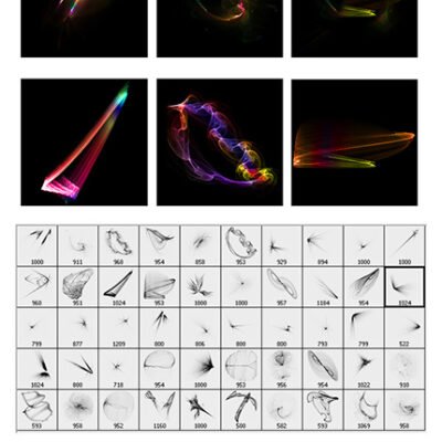 Light Shapes Photoshop Brushes