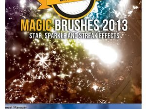 Magic Sparkle And Streak Effects Photoshop Brushes