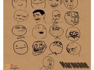 Meme Faces Brushes