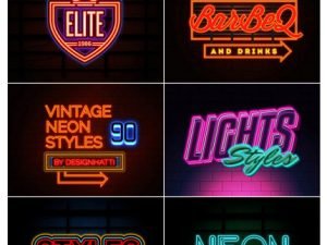 Vintage Neon Styles