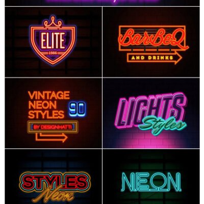 Vintage Neon Styles