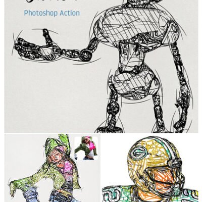 Rough Sketch Photoshop Action