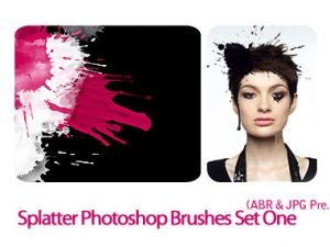 Splatter Photoshop Brushes Set One