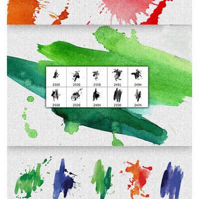 WeGraphics Watercolor Smears