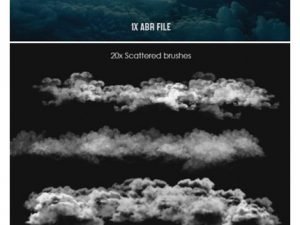 40 Cloud Brushes For Photoshop