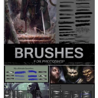 500 Art Brushes Collection For Photoshop