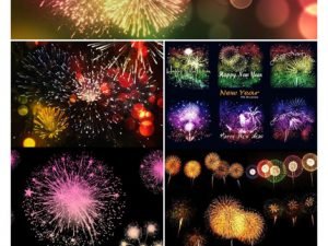 Awesome 100 New Year Fireworks Brushes For Photoshop