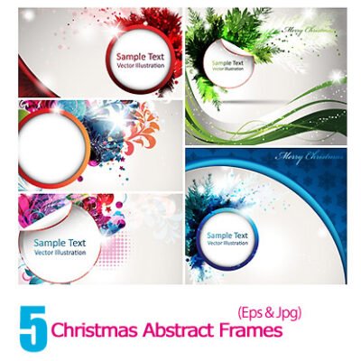 Christmas Abstract Frames