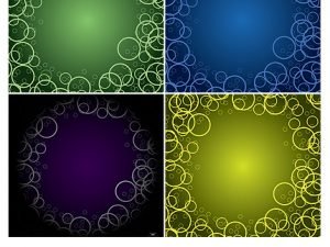 Circles Frame Vector