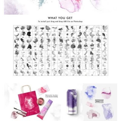 CM 120 Watercolor PS Brushes