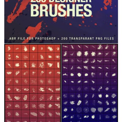 CM 200 Designer Brushes For Photoshop