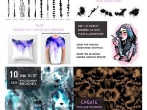 CM Digital Tie-dye 3 Brush Bundle