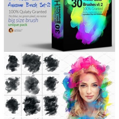 CM Hi-Res Water Color PS Brush