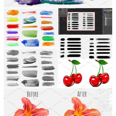 CM Watercolor Brushes Set