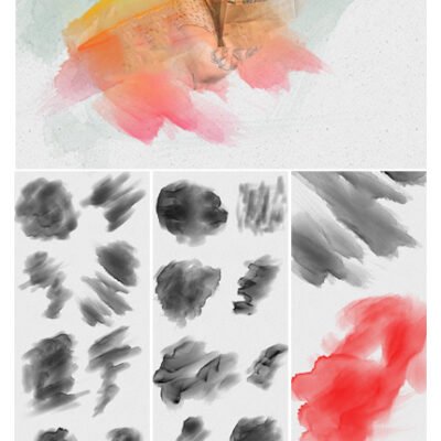 GraphicRiver 25 Watercolor Photoshop Brushes