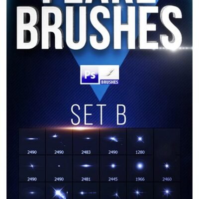 GraphicRiver 30 Lens Flare Brushes For Photoshop Set